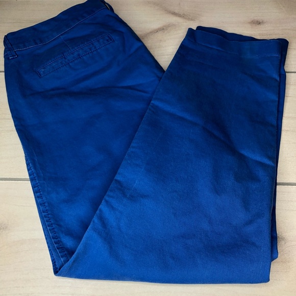 Old Navy Pants - Old Navy Pixie Ankle Pant Bright Blue Size 10